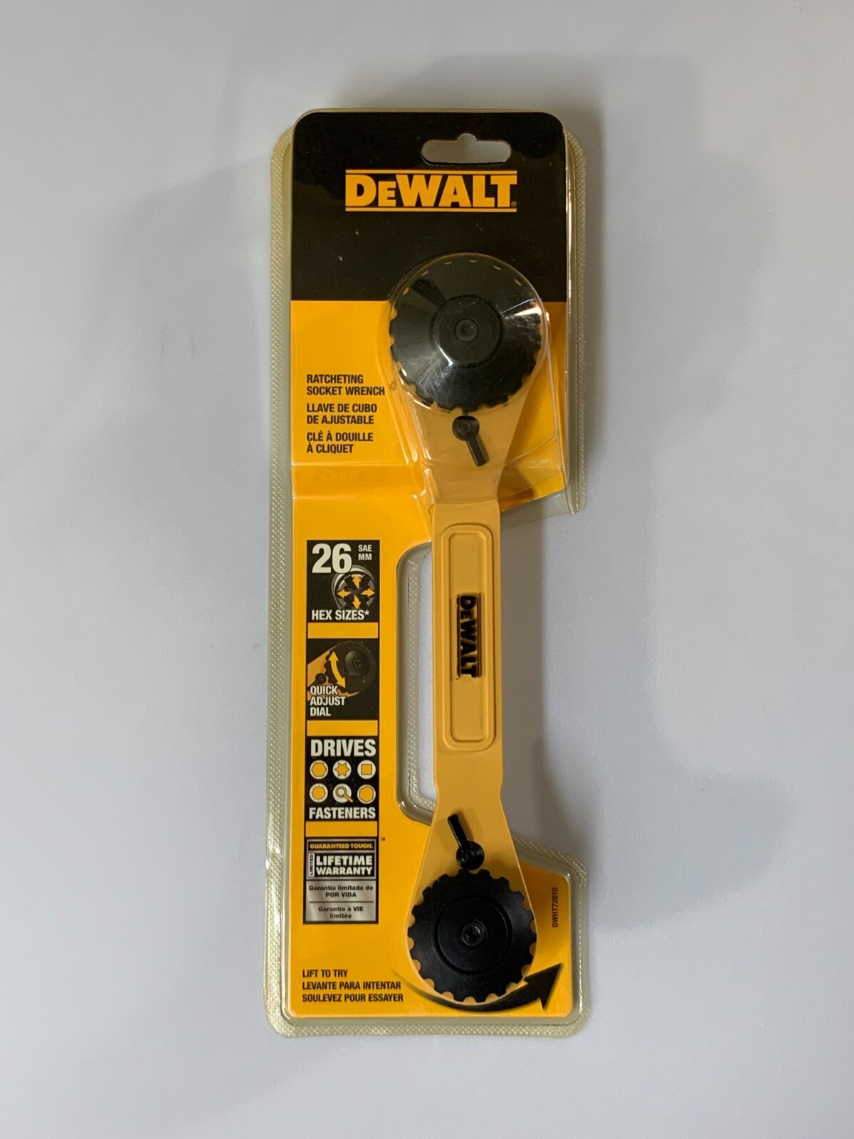 Adjustable Ratcheting Socket Wrench 