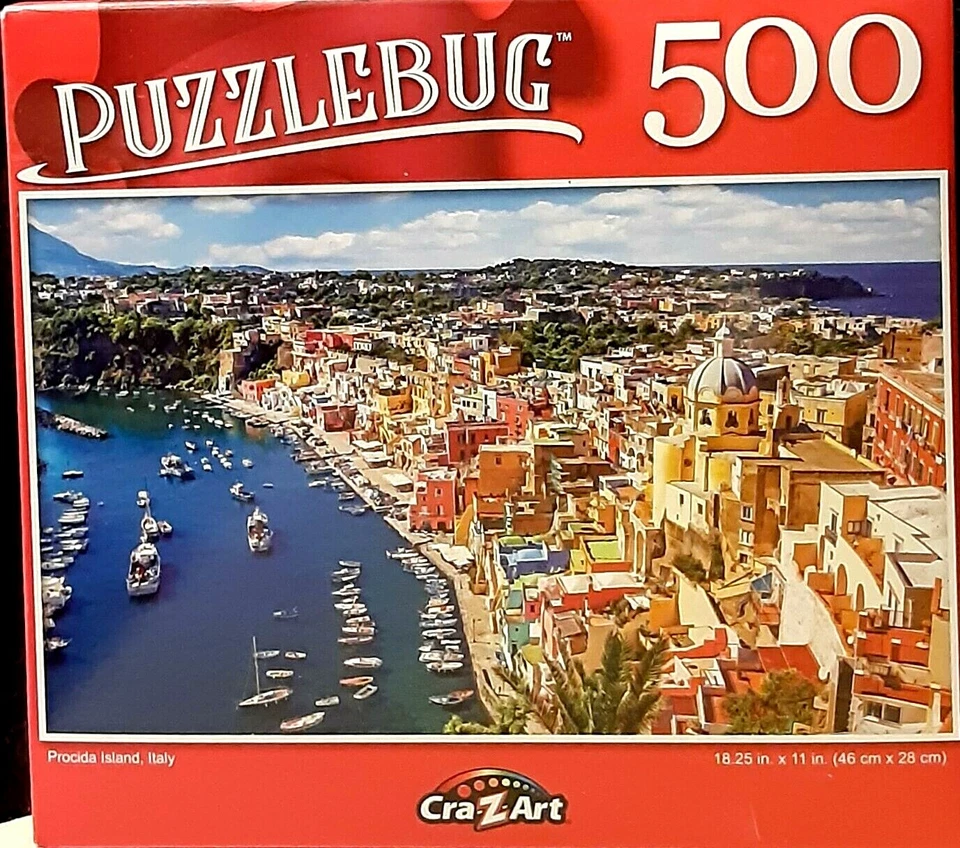 Cra*Z*Art Puzzlebug 500 Piece Puzzle Procida Island, Italy - Image 2 of 2