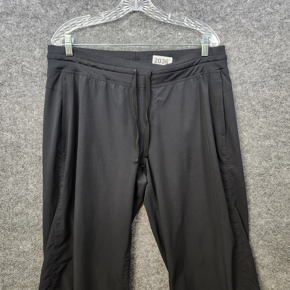 Under Armour Pants Women XL Icon Black Ruched Leg Water Repel Breathable