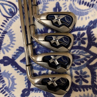 Callaway X18 Iron Set 4-pw With Uniflex With Good Grips.6 Iron
