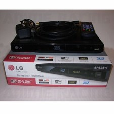 LG BP325W 3D BLU-RAY DiSC DVD PLAYER iN BOX WiTH REMOTE USED PRE-OWNED