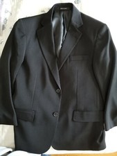 Suit for teens,Trouser 16/32 and Blazer Size 16H,Black color, Cond. excellent.