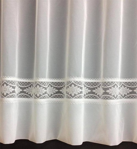 CORTINAS DE RED DE GASA LISA BARATAS RANURA SUPERIOR - Tamaños especiales de caída - Vendido por metro - Imagen 4 de 4