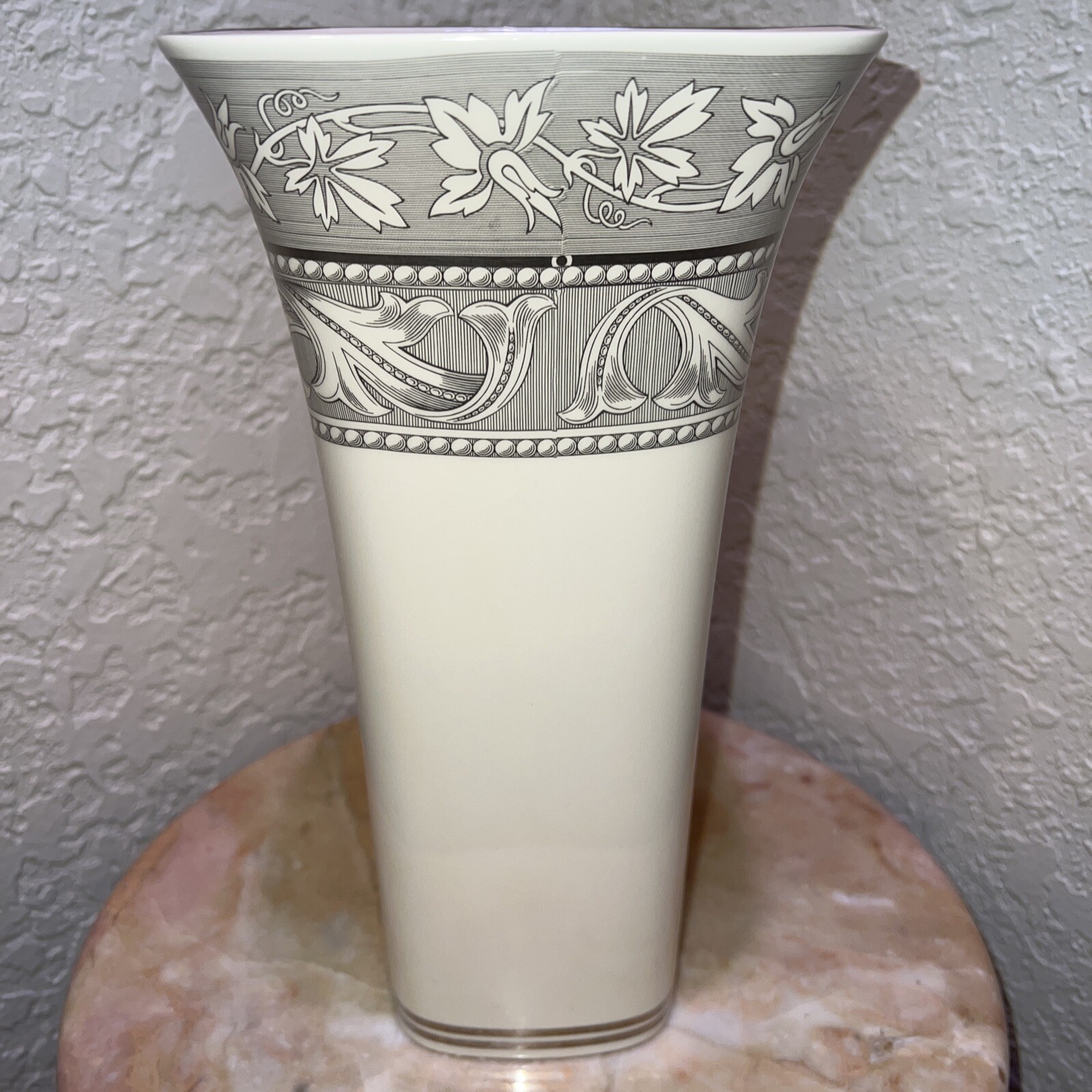 Wedgwood Interiors 1999 Earthenware Vase 12” x 4” (6” Flare) eBay
