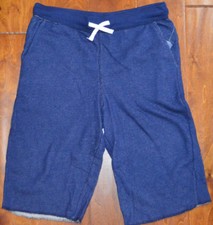 Boy's Old Navy Dark Blue French Terry Slip On Elastic Waist Shorts Sz XS, L, XL