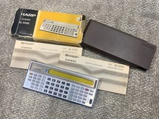 VTG Sharp EL5100 Scientific Calculator Box Manual Case LCD 1979 New Battery