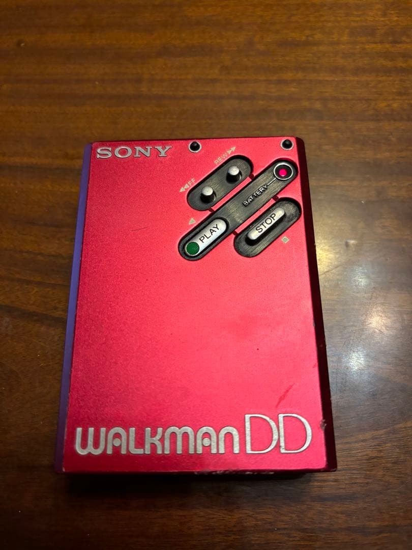SONY ウォークマン(WALKMAN)-DD 赤 ジャンク品 Rare] SONY WALKMAN WM-DD Walkman Red | eBay