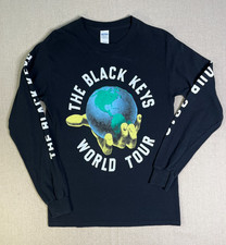 The Black Keys World Tour T-Shirt Long Sleeve 2019 Band Tour Dates Mens Size S