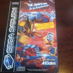 sega saturn model 2 console retro collectable with x men children of atom game