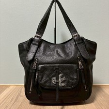 Y2K Vintage MARC JACOBS Petal to the Metal Bird Borsa Tote in pelle nera grande