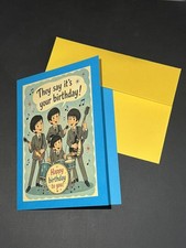 Cartoon the Beatles inspired Birthday Card  4...
