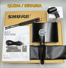 QLXD4 BETA58A Handheld Wireless Vocal System Microphones Express w/ BETA58 NEW
