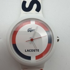 Lacoste Goa Watch Lc46.4.47.2316 Polyurethane Strap, New battery