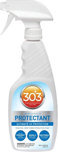 303 Products (30308CSR) UV Protectant Spray for Vinyl, Plastic, Rubber, White 