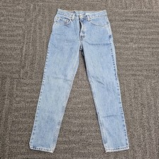 Levi's 512 Tapered Slim Fit Jeans Made In USA Vintage 00s Womens Size 31X30