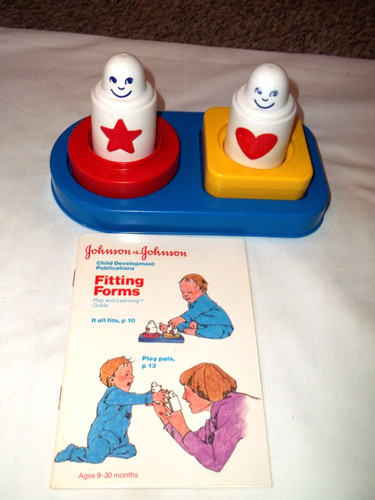 Vintage Johnson & Johnson Child Development Fitting Forms complete w/ guide book