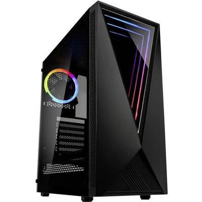 Kolink VOID RGB Midi-Tower Gaming-Gehäuse  Schwarz 1 Vorinstallierter LED Lüf...