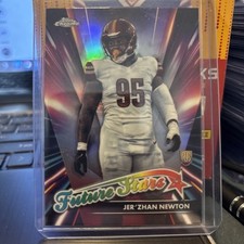 2024 Topps Chrome JER’ZHAN NEWTON Commanders RC Rookie Future Stars Insert