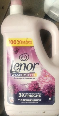 LENOR 5L Color Waschmittel flüssig Amethyst Blütentraum Duft 100 Waschladungen