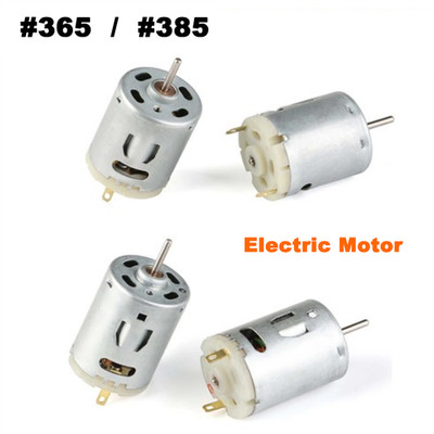 #365 / #385 Motor Miniature Small Round Electronic DC Motor Brushed 1.5v-12v