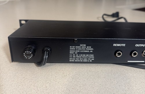 BBE MAXIE 402 STEREO SONIC MAXIMIZER SIGNAL PROCESSOR - Color: Black - Picture 4 of 5