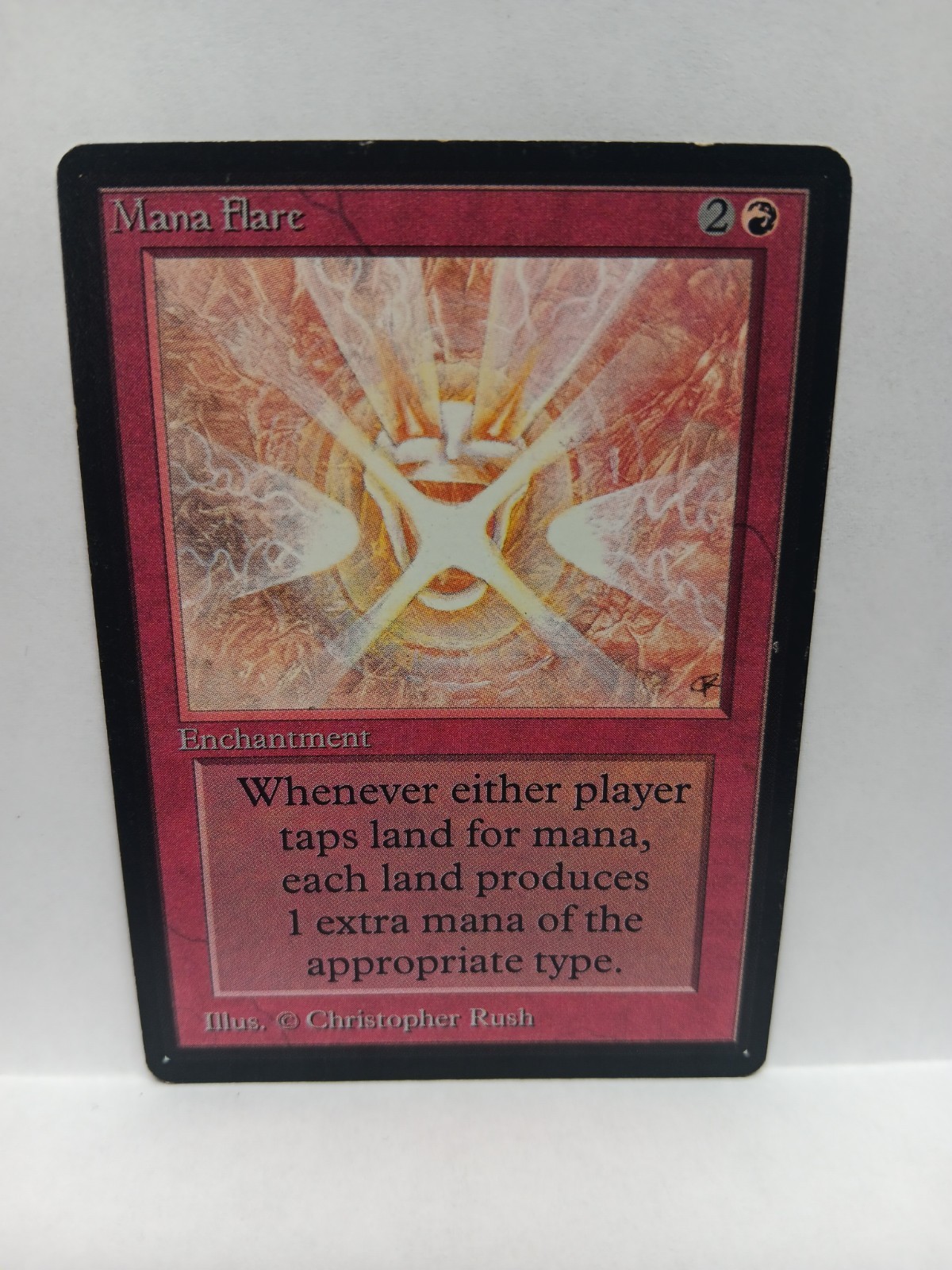 1993 Beta Mana Flare ~ Vintage Magic The Gathering (Moderately Played)
