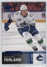 2019-20 Upper Deck Overtime Blue Foil Micheal Ferland #92 1b8
