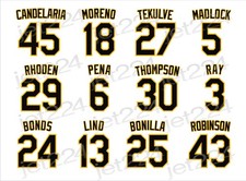 Pittsburgh Pirates STICKER DECAL 1980's stars Bonds Madlock Bonilla Pena Ray +