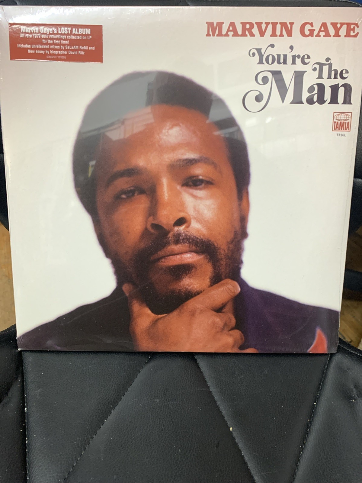 Marvin Gaye You're The Man Lost Album 2LP Sealed. Few Marks To Edge Of Cover