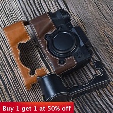 For Fuji Xh2 Xh2S Camera Protective Cover Bag Base Leather case black coffer