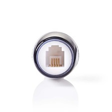 Nedis Anti-Twist Telefon Adapter - Verbindungstyp: RJ10 - Adaptertyp: Adapter -