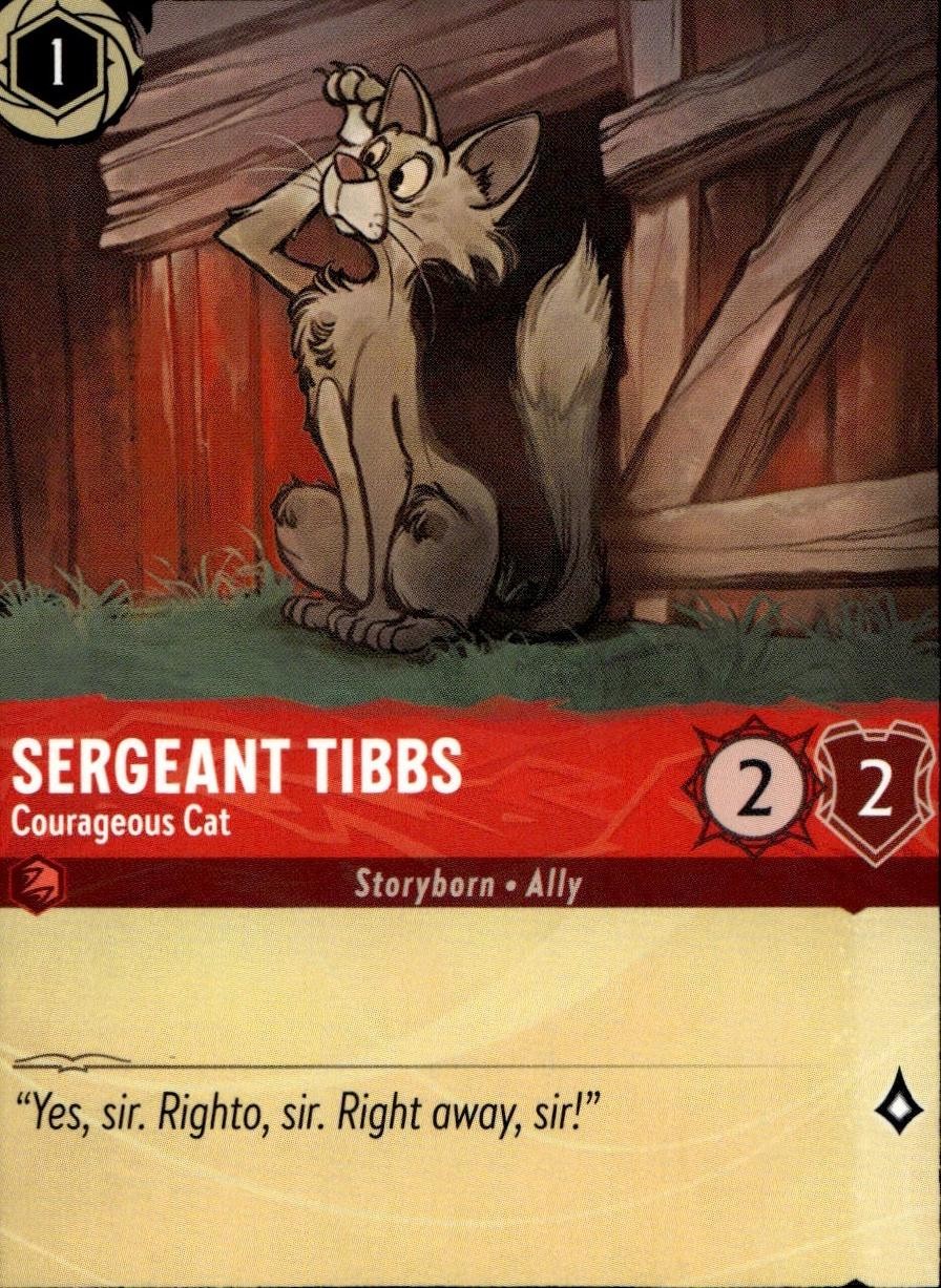 The First Chapter #124/204 Sergeant Tibbs