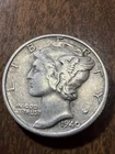 1940 Mercury Dime - Actual Silver Coin Shown Fine Shape Same Day Shipping Free