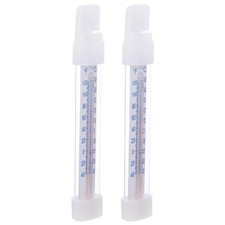2 Pcs Freezer Temperature Instrument Commercial Refrigerator Thermometer
