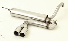 Friedrich Motorsport Sportendschalldämpfer mittig für Citroen C1, 1.0l 50kW/1.4l