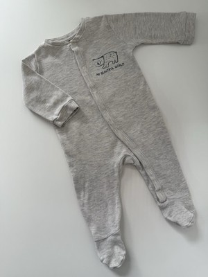 Lupilu Pure Collection Bär Schlafanzug Gr. 62, Baby Strampler My Beautiful World