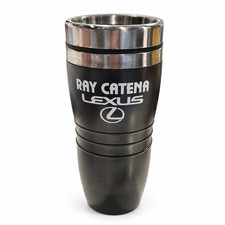 Lexus Ray Catena Travel Mug 7.5&rsquo;&rsquo; Tall 11 Metallic Grey and Black Grey Silver