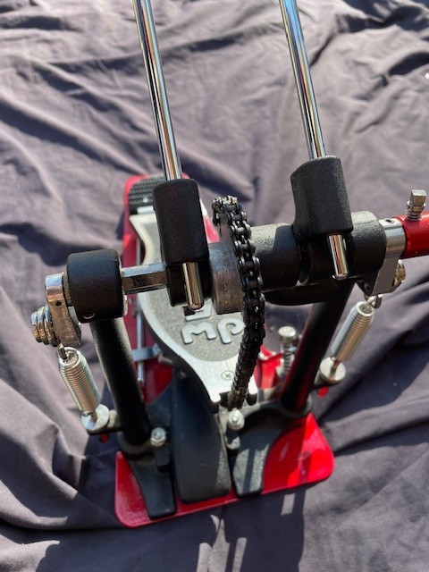 DW5000 Double Pedal (Single Chains & Red Base)  Bass Drum Pedal set