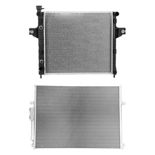 For Jeep Grand Cherokee 1999-2003 Replace Bndl-463076 Radiator Condenser Kit