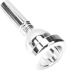 Trombone Mouthpiece, Brass Tenor Large Shank Trombone Mouthpiece Professonal Sil