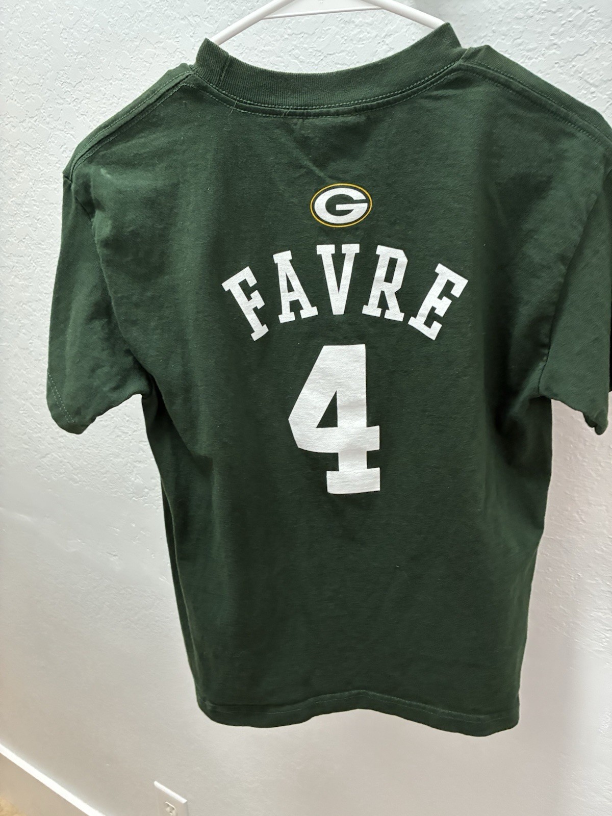 Vintage Reebok Green Bay Packers Football Jersey Shirt Youth Size Medium Favre