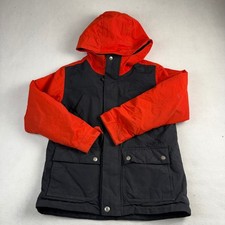 Burton Dryride Kids Small 7/8 The White Collection Snowboard Jacket Red Black