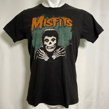 Misfits Band Fiend Skull Rock Punk Black T-Shirt Men's MEDIUM