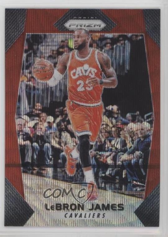 2017-18 Panini Prizm Ruby Wave Prizm LeBron James #191 03rx