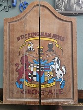 Vintage Knight Of Arms Reversible Dart Board ...