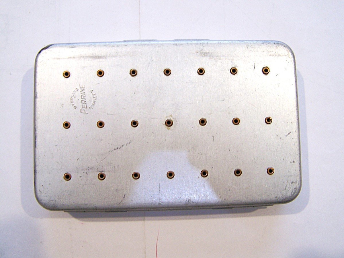 Vintage Perrine #99 Fly Aluminum Fly Box | eBay