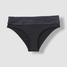 Tyr Swimwear Women's Black Solid Riva Classic Canopy Bikini Swim Bottom M
