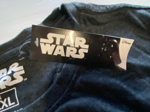 Star Wars Darth Vadar Men's 2XL. Curved Hem T Shirt Top New with tags - Foto 4 di 7