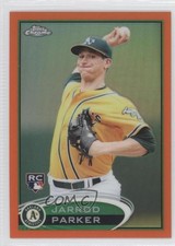 2012 Topps Chrome Retail Orange Refractor Jarrod Parker #177 0g4