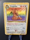 Dragonite 19/62 Fossil Set Non-Holo Rare Vintage Pokemon Card WOTC DAMAGED